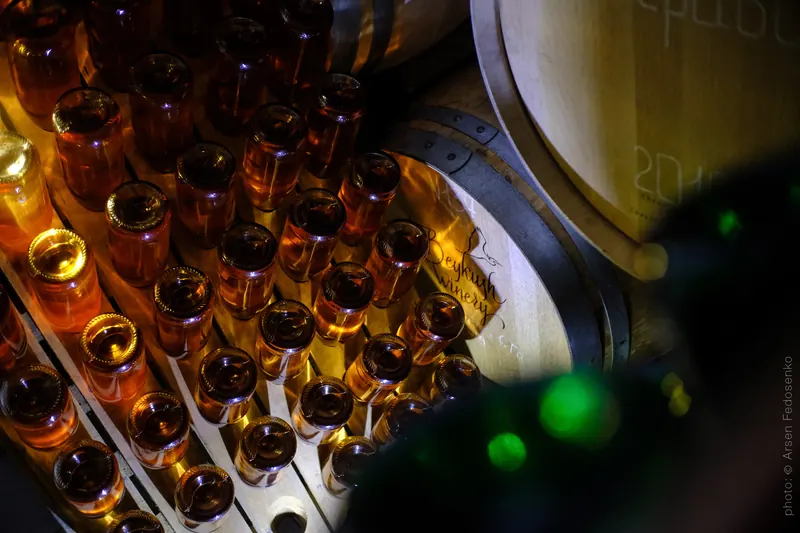 Бутилки в рідлінг-ріці